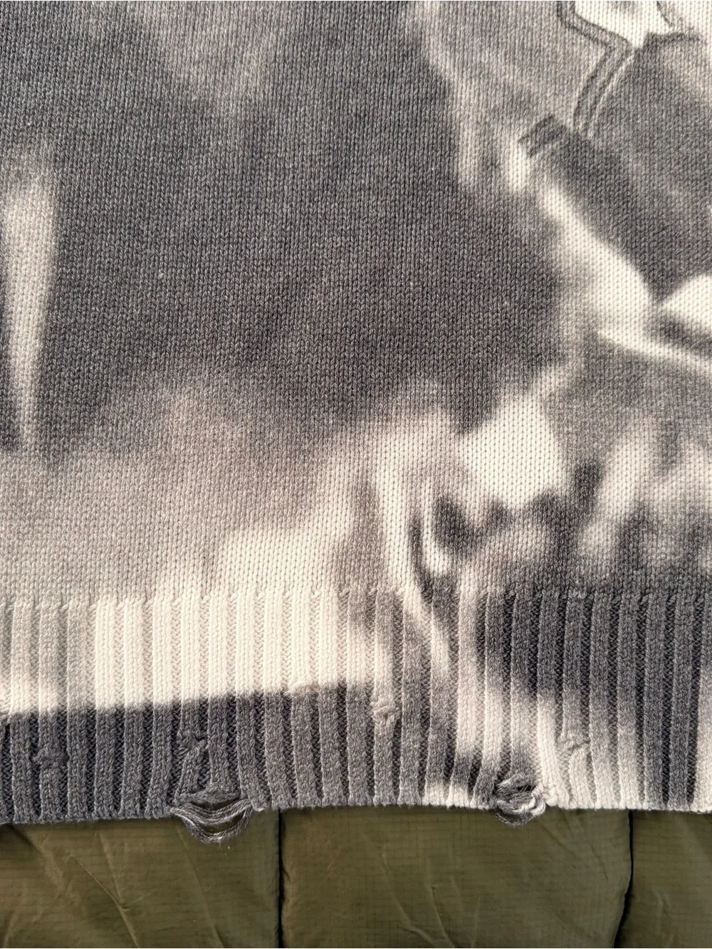 Jordan/Nike Black & White Air Jordan Graphic Crewneck Sweater - Picture 5 of 13